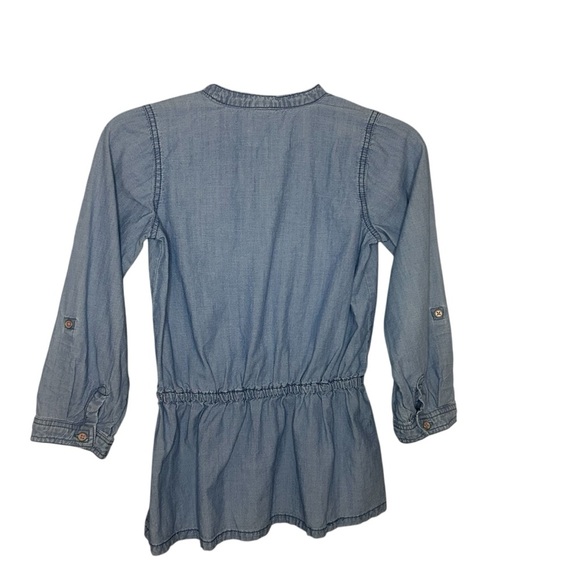 Carter's Light Blue Chambray Tunic Shirt size 8 - Picture 3 of 10